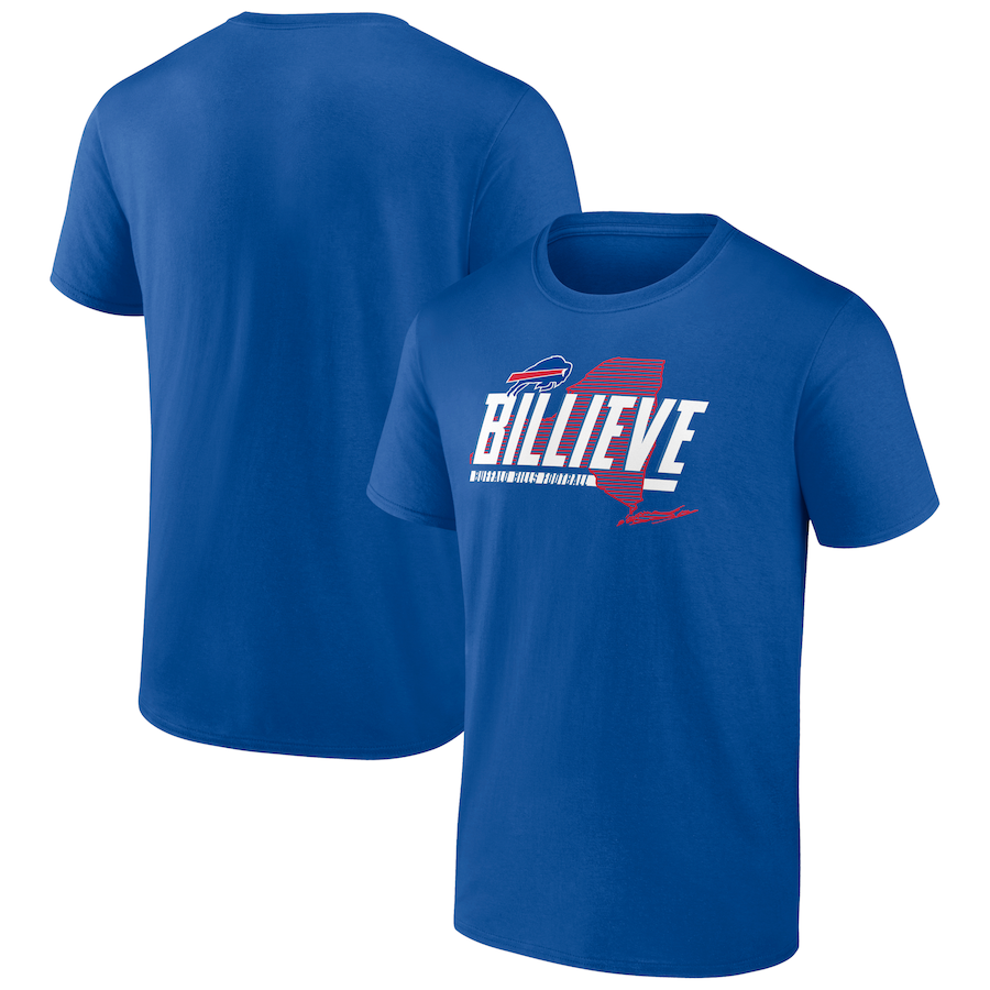 Buffalo Bills Royal Hometown Collection Prime Time T-Shirt - Man Buffalo Bills Royal Hometown Collection Prime Time T-Shirt - Man