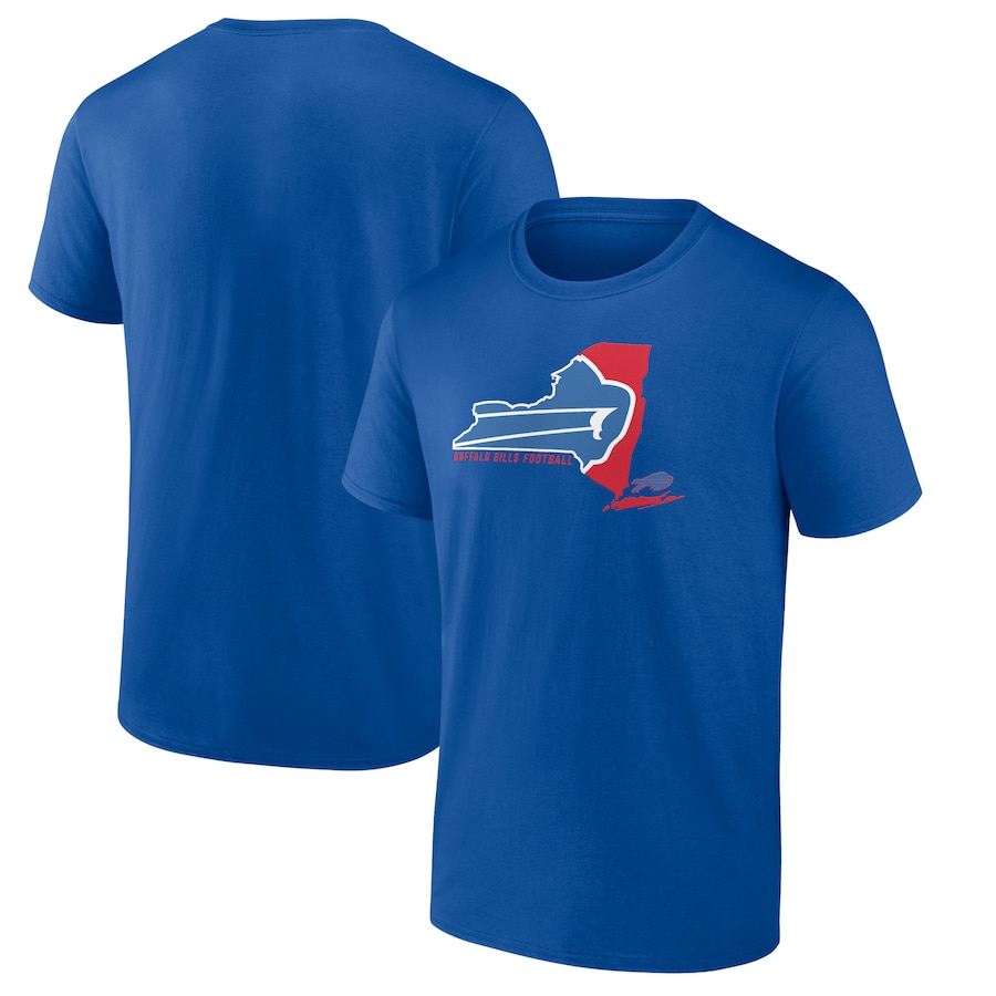 Buffalo Bills Royal Open Receiver T-Shirt - Man Buffalo Bills Royal Open Receiver T-Shirt - Man