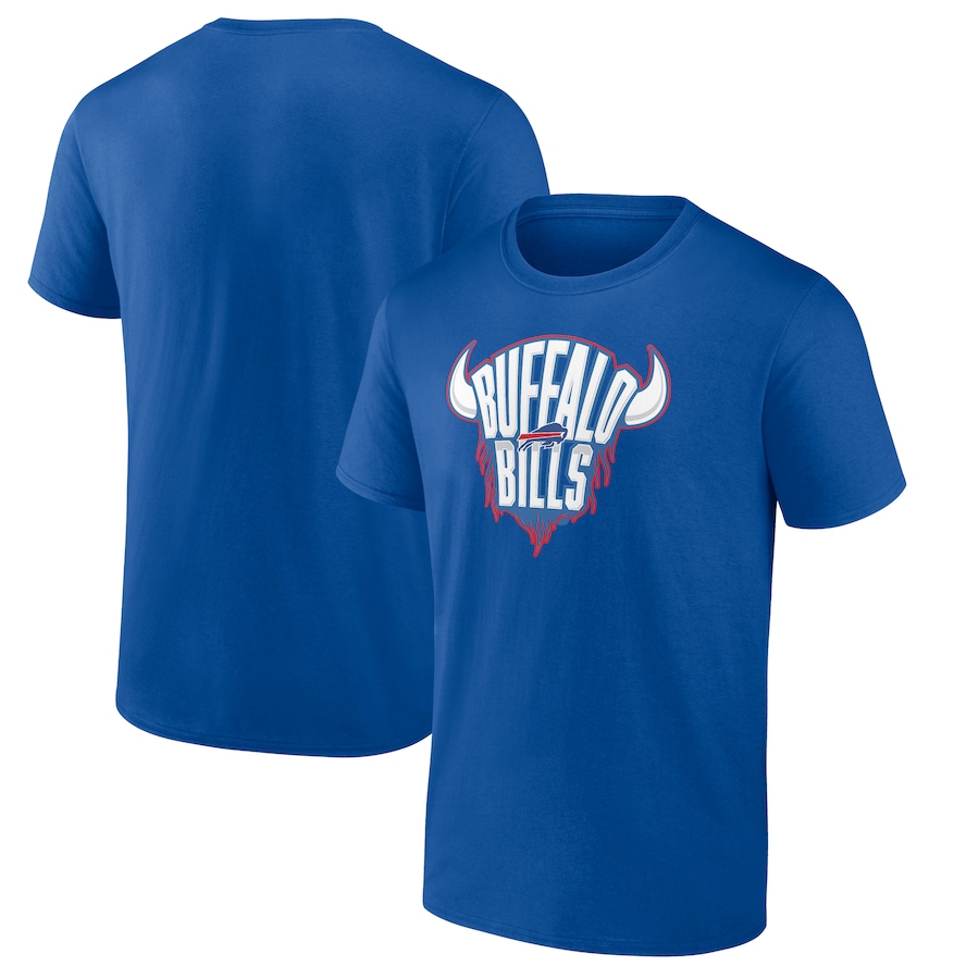 Buffalo Bills Royal Route Runner T-Shirt - Man Buffalo Bills Royal Route Runner T-Shirt - Man