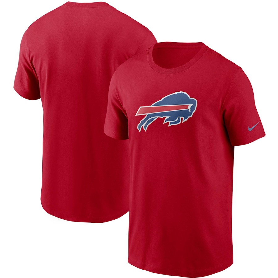 Buffalo Bills Football Red Primary Logo T-Shirt - Man
