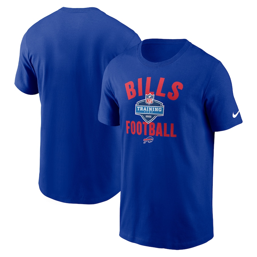 Buffalo Bills Football Royal 2022 Training Camp Athletic T-Shirt - Man Buffalo Bills Football Royal 2022 Training Camp Athletic T-Shirt - Man