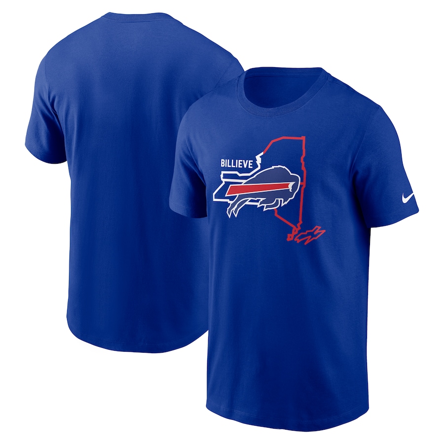 Buffalo Bills Football Royal Essential Local Phrase T-Shirt - Man Buffalo Bills Football Royal Essential Local Phrase T-Shirt - Man