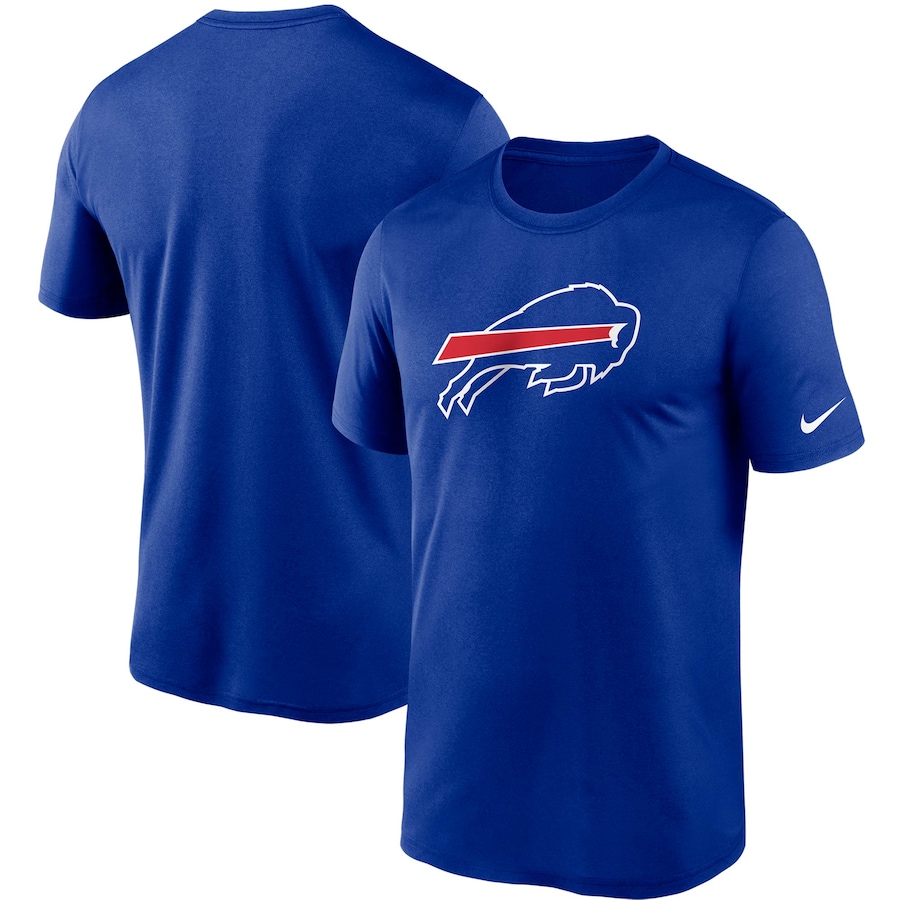 Buffalo Bills Football Royal Logo Essential Legend Performance T-Shirt - Man