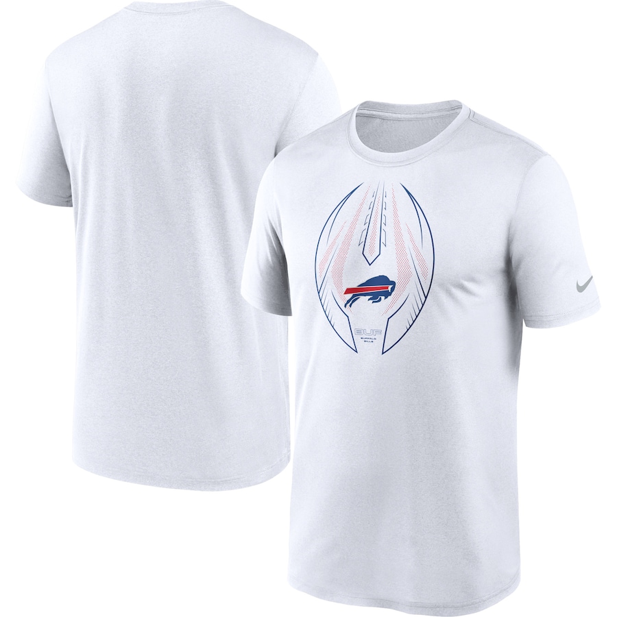 Buffalo Bills Football White Legend Icon T-Shirt - Man