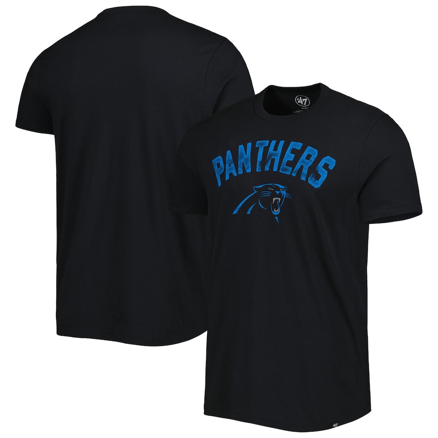 Carolina Panthers '47 Black All Arch Franklin T-Shirt - Man
