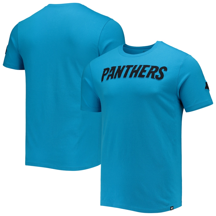 Carolina Panthers '47 Blue Fieldhouse T-Shirt - Man Carolina Panthers '47 Blue Fieldhouse T-Shirt - Man