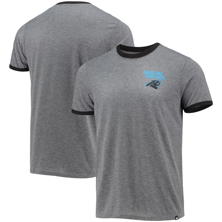 Carolina Panthers '47 Gray Rundown T-Shirt - Man Carolina Panthers '47 Gray Rundown T-Shirt - Man