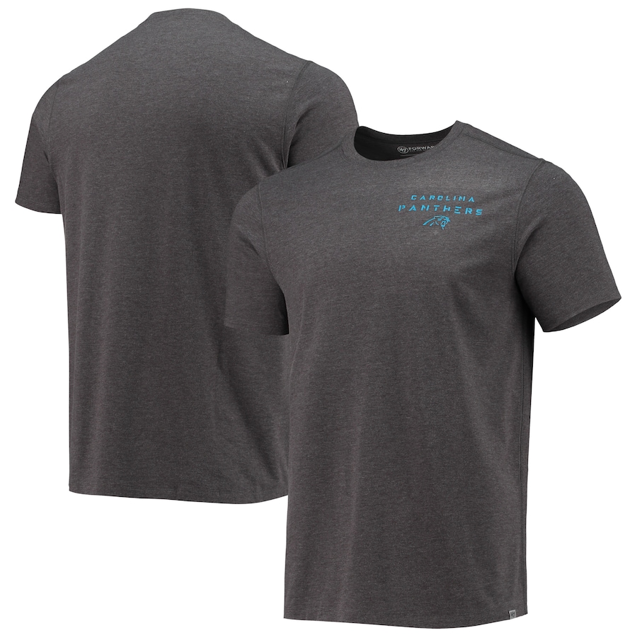 Carolina Panthers '47 Heathered Black Gravity Tri-Blend T-Shirt - Man Carolina Panthers '47 Heathered Black Gravity Tri-Blend T-Shirt - Man