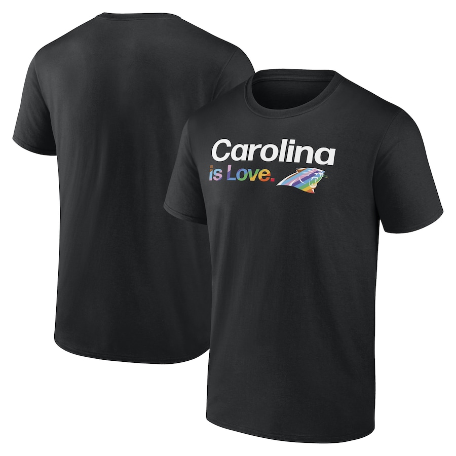 Carolina Panthers Black City Pride Team T-Shirt - Man
