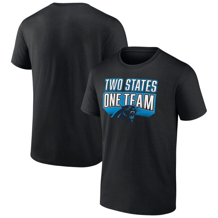 Carolina Panthers Black Hometown Collection Prime Time T-Shirt - Man Carolina Panthers Black Hometown Collection Prime Time T-Shirt - Man