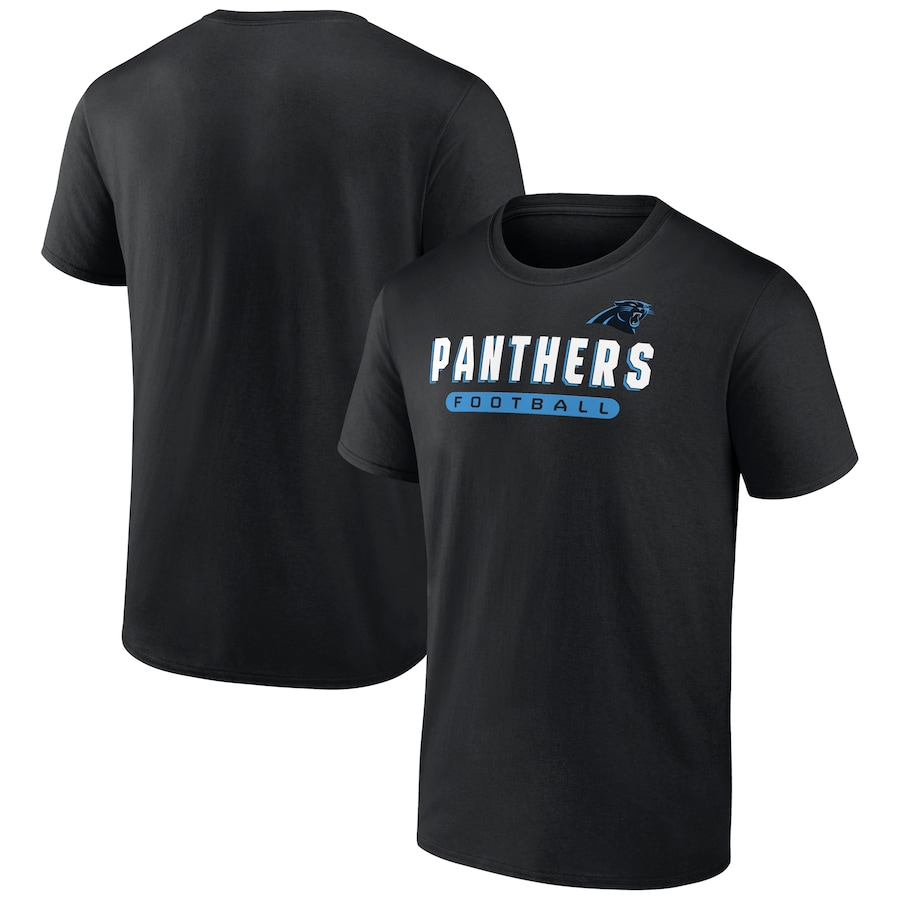 Carolina Panthers Black Spirit T-Shirt - Man