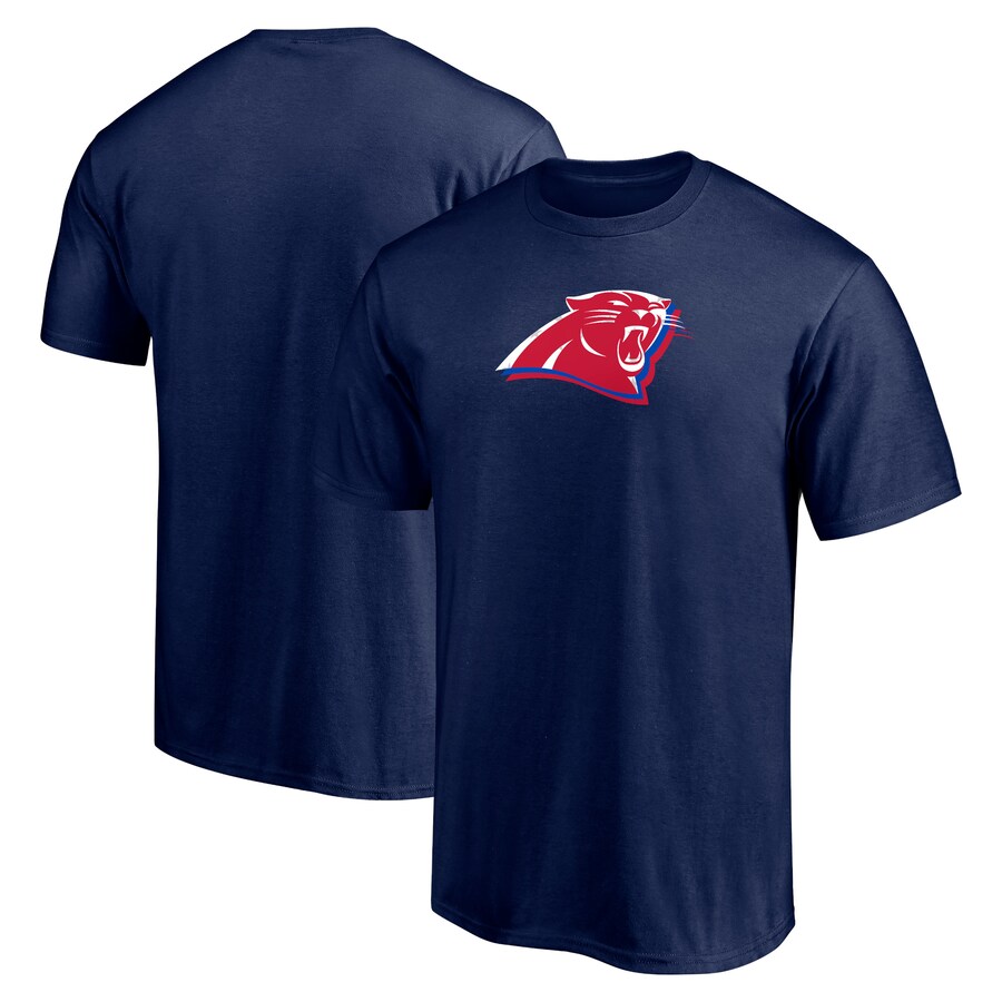 Carolina Panthers Navy Red White and Team T-Shirt - Man Carolina Panthers Navy Red White and Team T-Shirt - Man