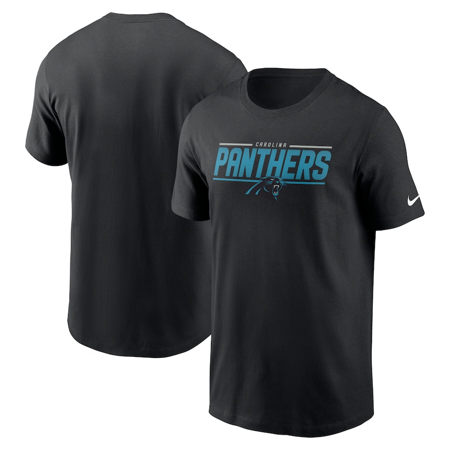 Carolina Panthers Football Black Muscle T-Shirt - Man Carolina Panthers Football Black Muscle T-Shirt - Man
