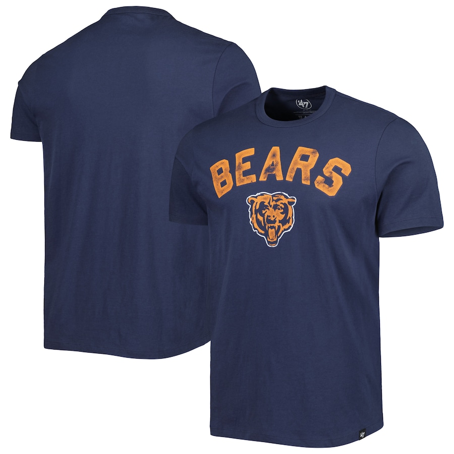 Chicago Bears '47 Navy All Arch Franklin T-Shirt - Man Chicago Bears '47 Navy All Arch Franklin T-Shirt - Man