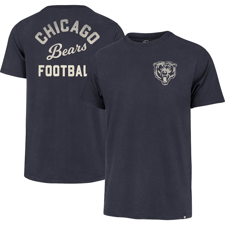 Chicago Bears '47 Navy Turn Back Franklin T-Shirt - Man