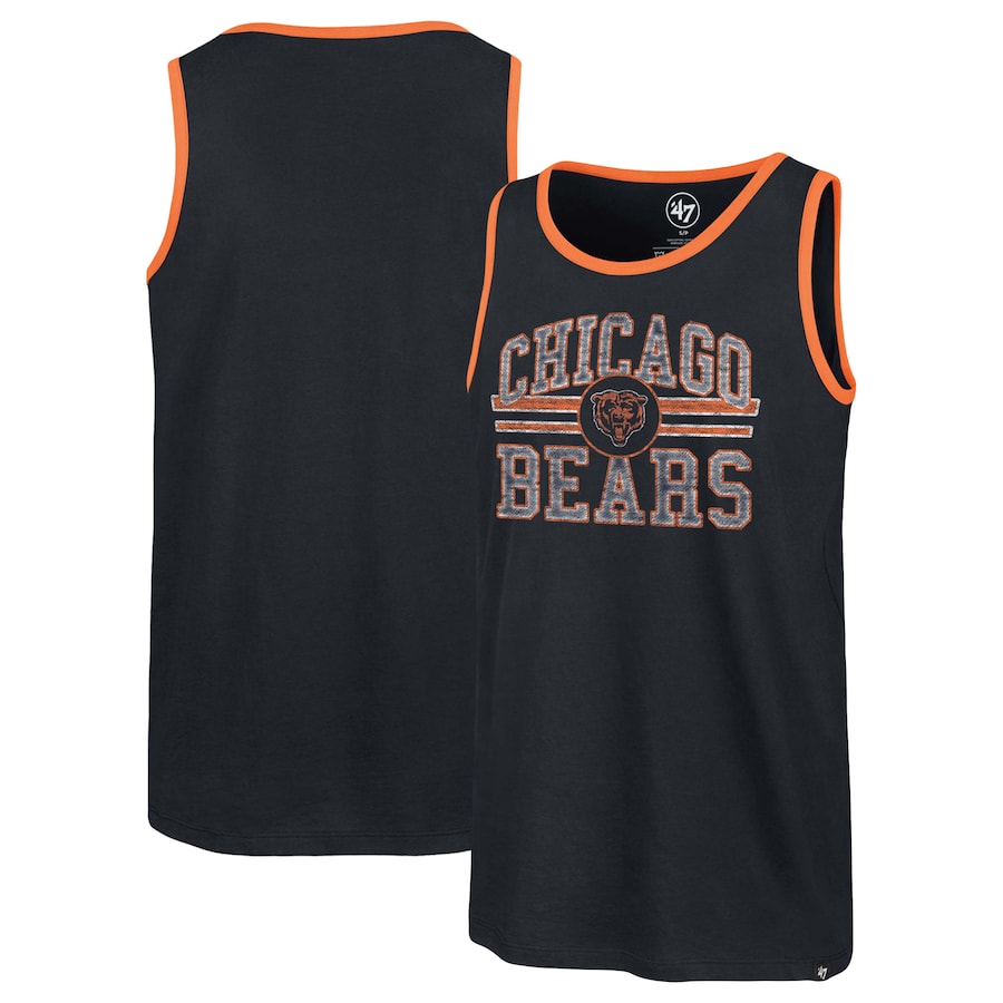Chicago Bears '47 Navy Winger Franklin Tank Top - Man