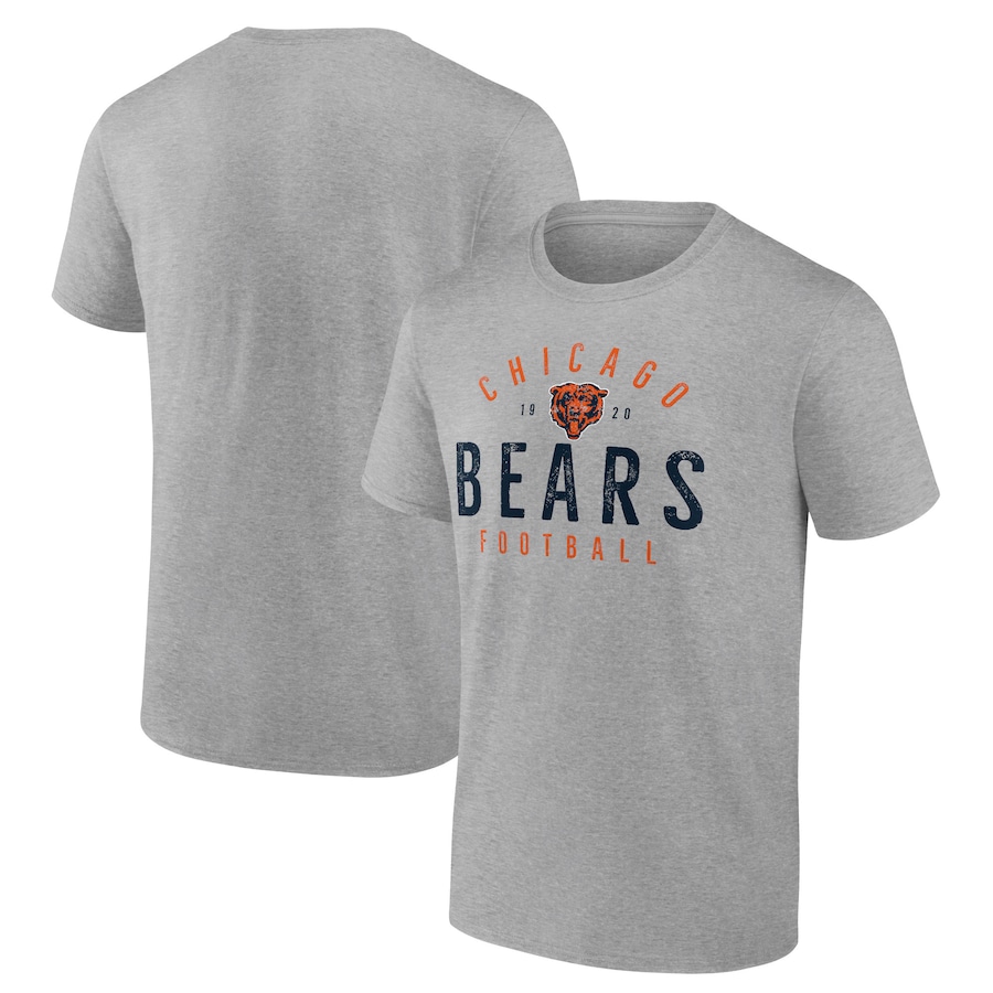 Chicago Bears Heather Gray Legacy T-Shirt - Man Chicago Bears Heather Gray Legacy T-Shirt - Man