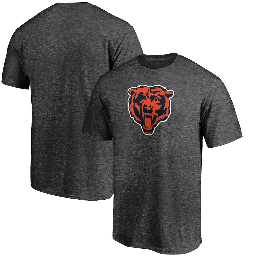 Chicago Bears Charcoal Team Logo T-Shirt - Man