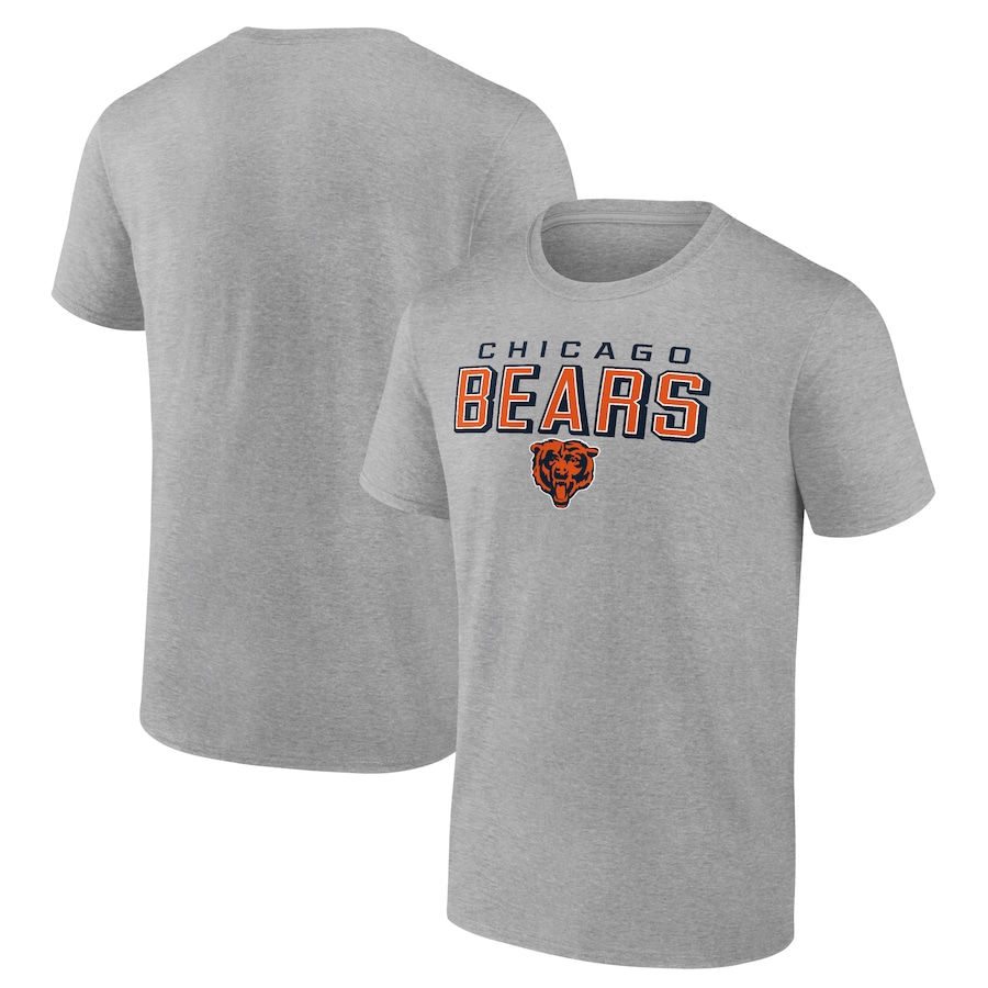 Chicago Bears Heather Gray Swagger T-Shirt - Man