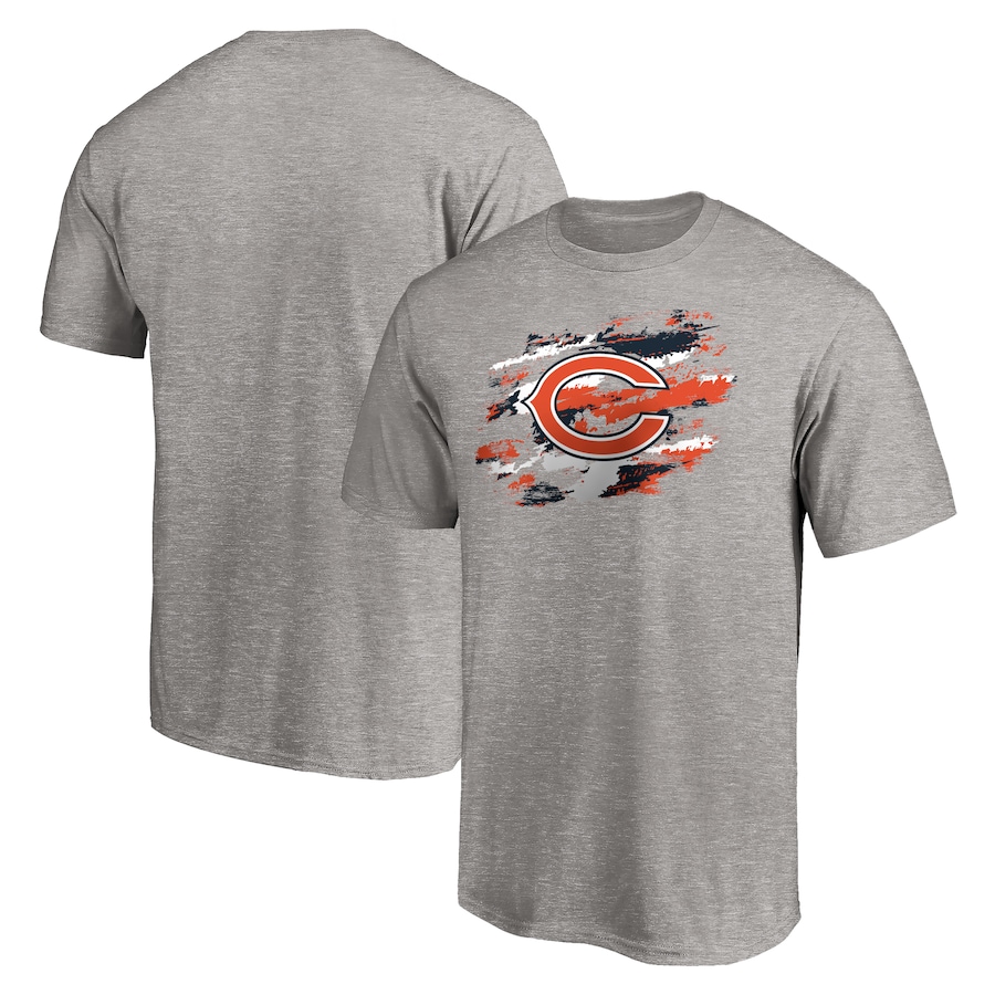 Chicago Bears Heather Gray True Color T-Shirt - Man