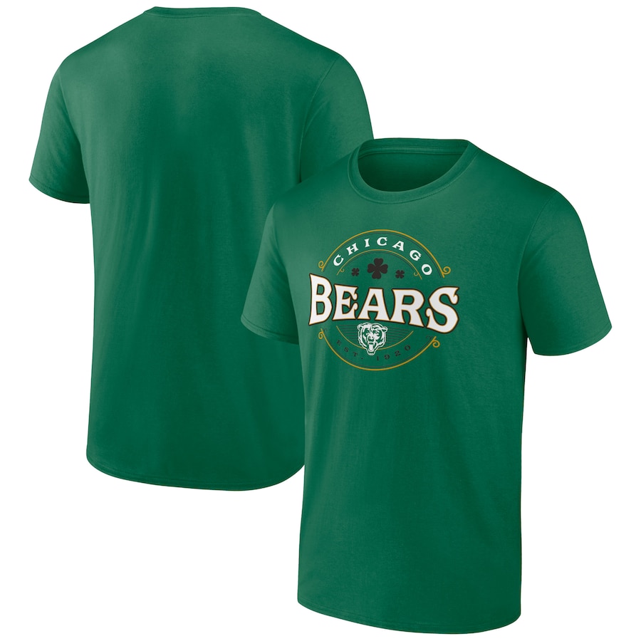 Chicago Bears Kelly Green Celtic T-Shirt - Man Chicago Bears Kelly Green Celtic T-Shirt - Man