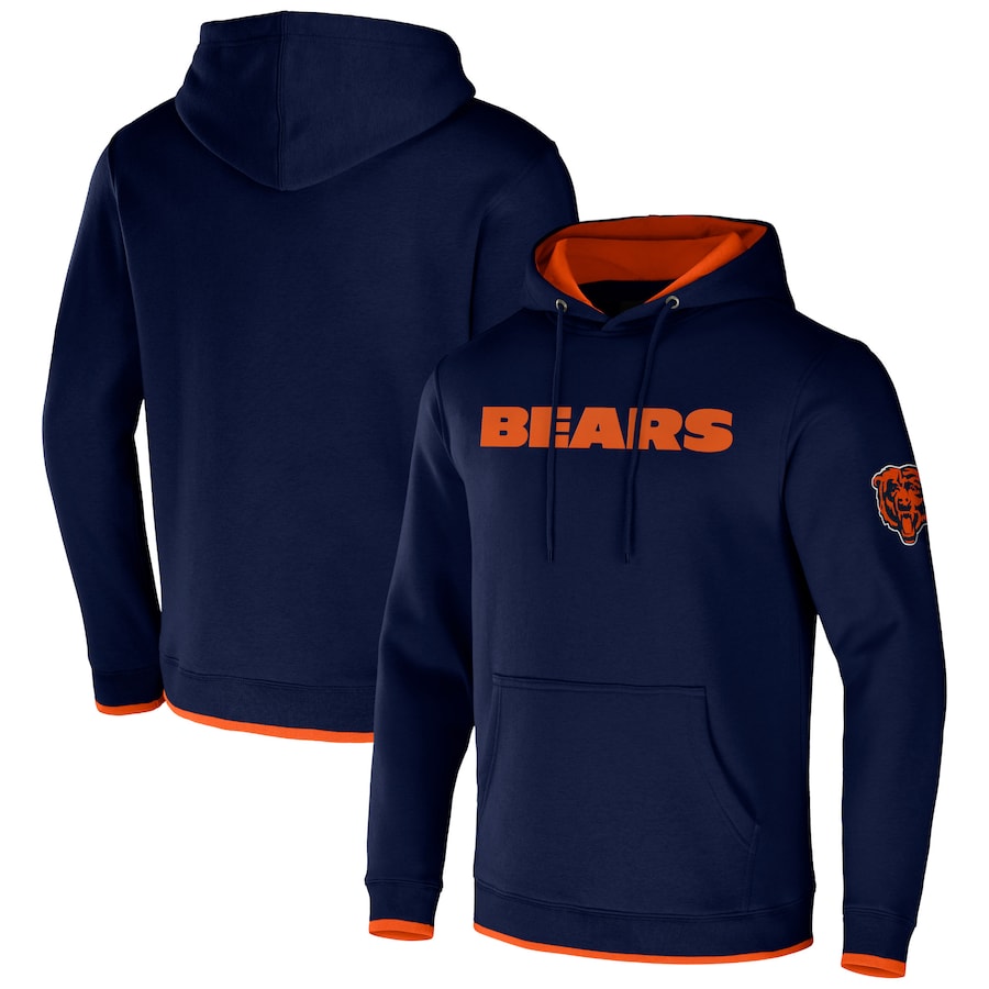 Chicago Bears NFL x Darius Rucker Collection by USASportsStoreNavy Pullover Hoodie - Man Chicago Bears NFL x Darius Rucker Collection by USASportsStoreNavy Pullover Hoodie - Man