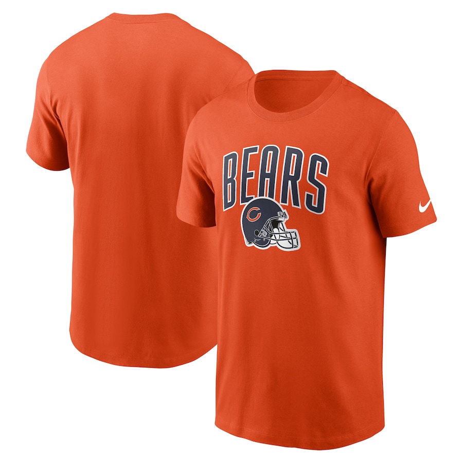 Chicago Bears Football Orange Team Athletic T-Shirt - Man Chicago Bears Football Orange Team Athletic T-Shirt - Man
