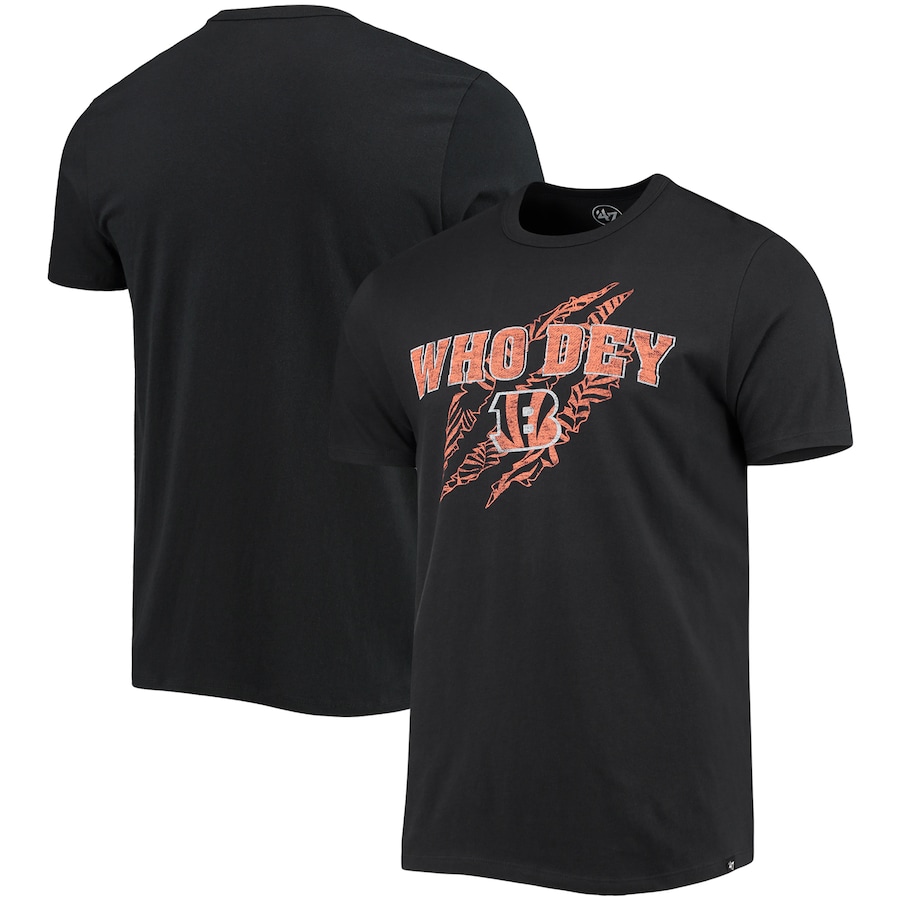 Cincinnati Bengals '47 Black Franklin T-Shirt - Man Cincinnati Bengals '47 Black Franklin T-Shirt - Man