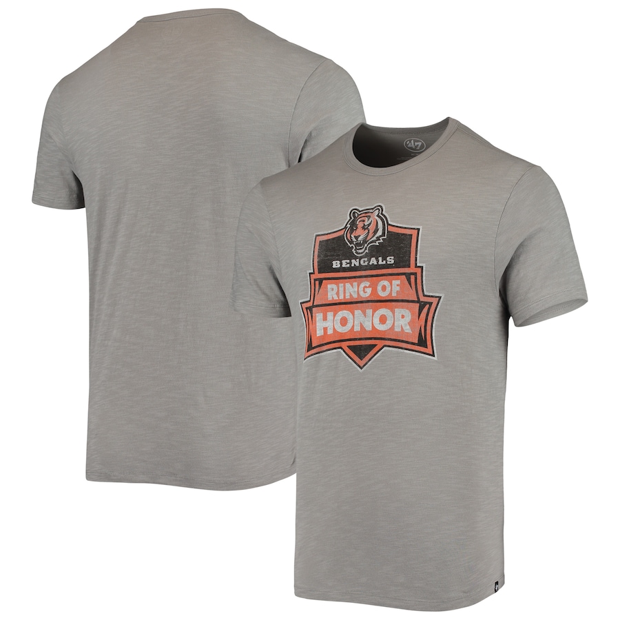 Cincinnati Bengals '47 Gray Ring Of Honor T-Shirt - Man Cincinnati Bengals '47 Gray Ring Of Honor T-Shirt - Man