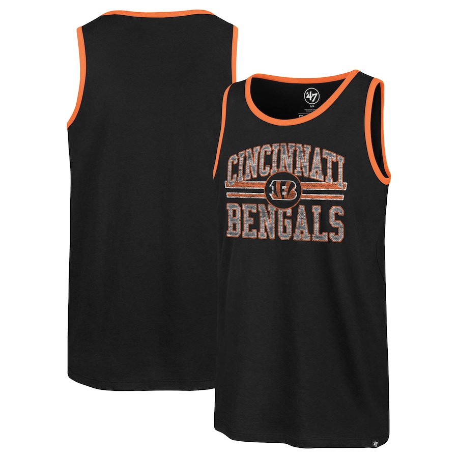 Cincinnati Bengals '47 Black Winger Franklin Tank Top - Man