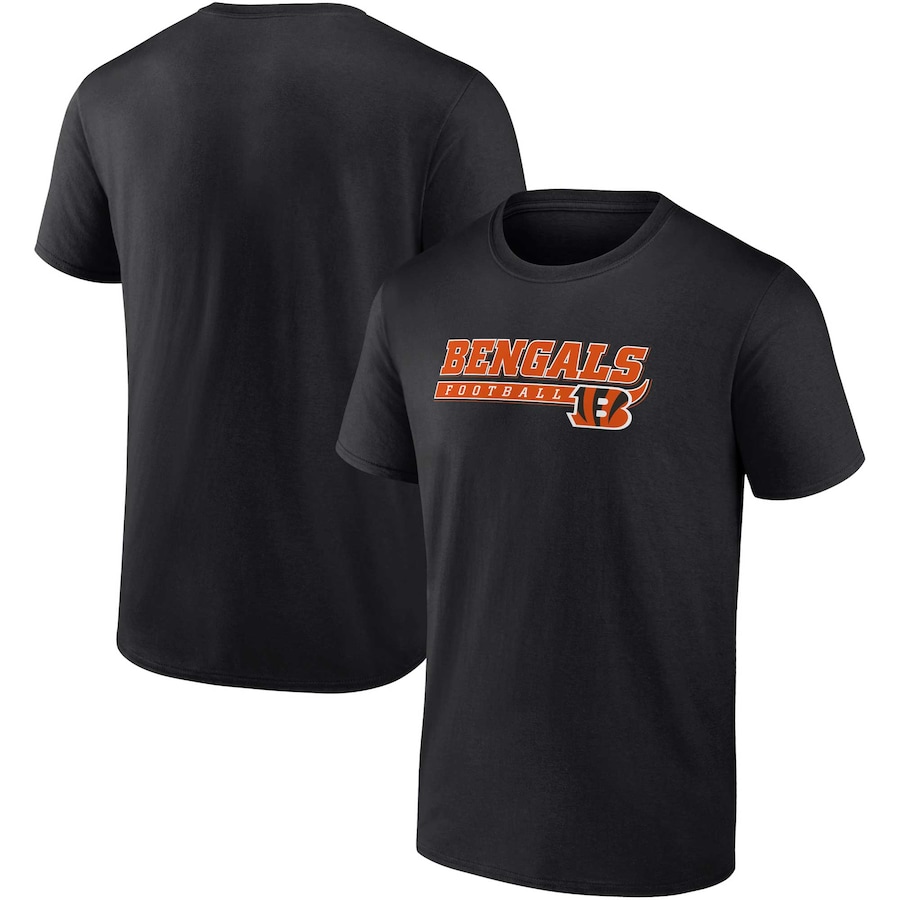 Cincinnati Bengals Black Take The Lead T-Shirt - Man Cincinnati Bengals Black Take The Lead T-Shirt - Man