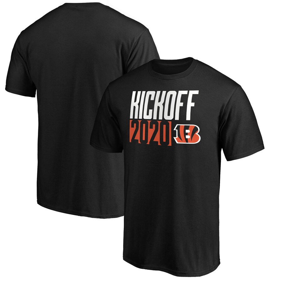 Cincinnati Bengals Black Kickoff 2020 T-Shirt - Man Cincinnati Bengals Black Kickoff 2020 T-Shirt - Man