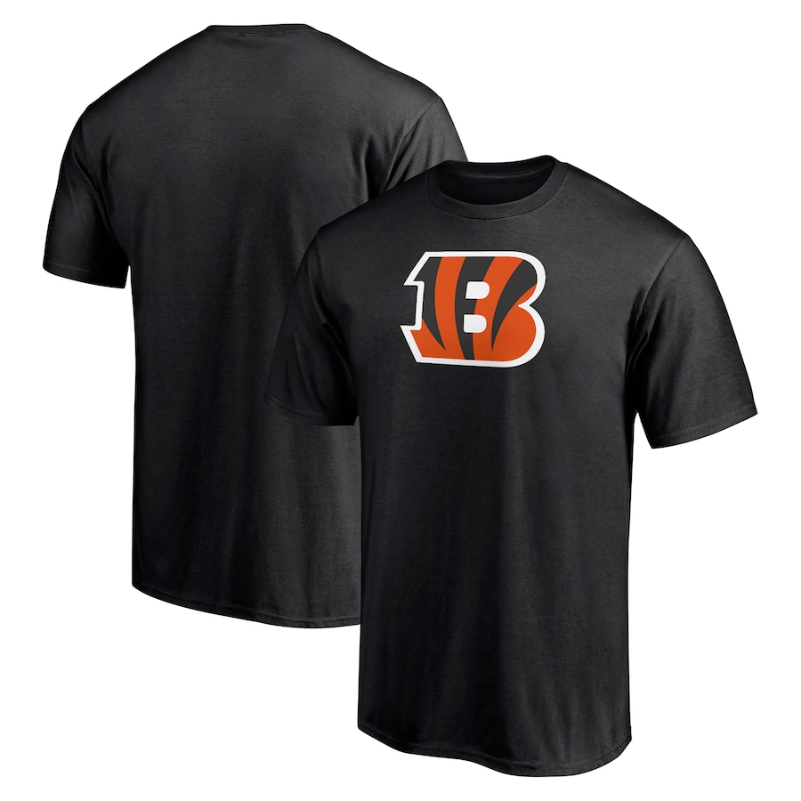 Cincinnati Bengals Black Primary Logo T-Shirt - Man Cincinnati Bengals Black Primary Logo T-Shirt - Man