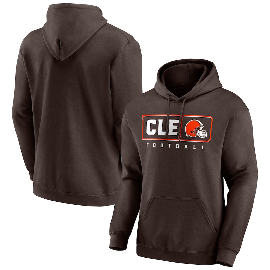 Cleveland Browns Brown Hustle Pullover Hoodie - Man