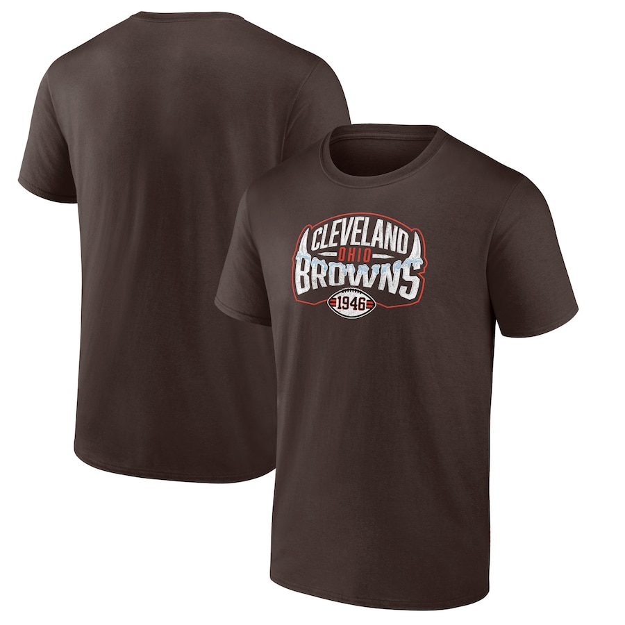 Cleveland Browns Brown Open Receiver T-Shirt - Man