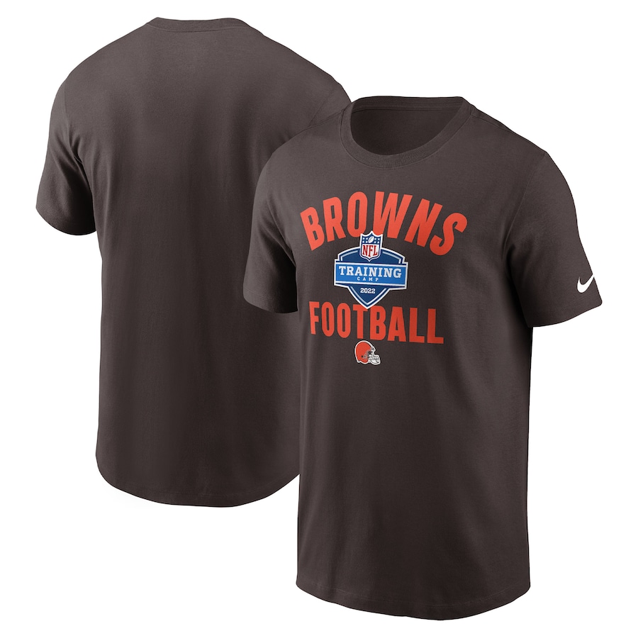 Cleveland Browns Football Brown 2022 Training Camp Athletic T-Shirt - Man