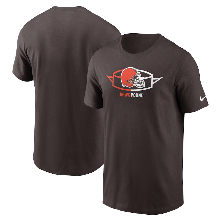 Cleveland Browns Football Brown Essential Local Phrase T-Shirt - Man Cleveland Browns Football Brown Essential Local Phrase T-Shirt - Man