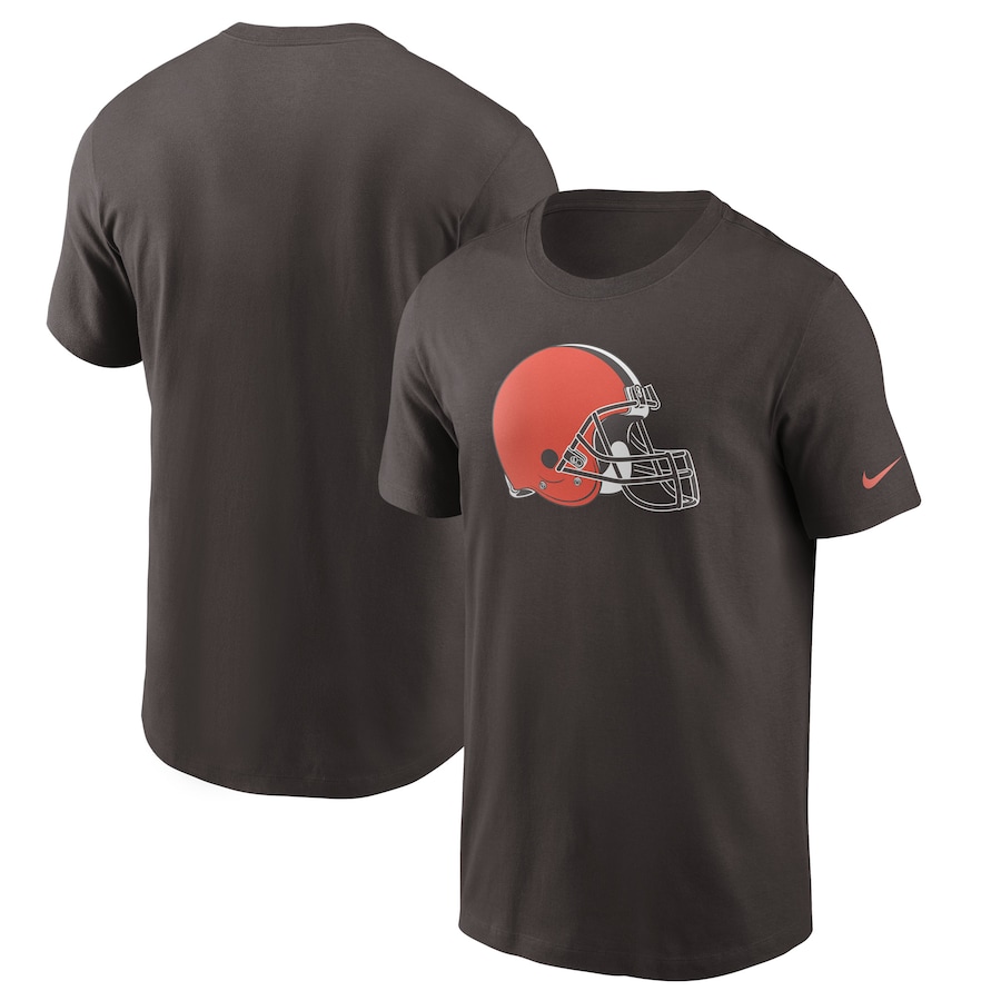 Cleveland Browns Football Brown Primary Logo T-Shirt - Man