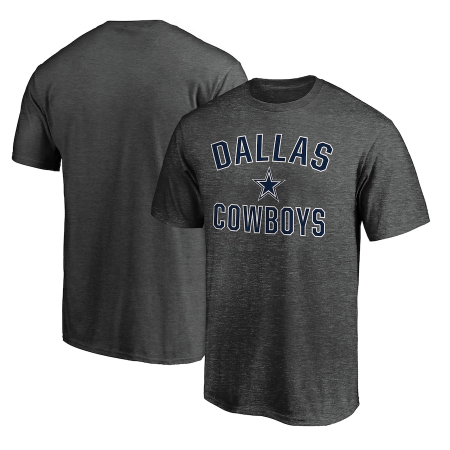 Dallas Cowboys Heathered Charcoal Victory Arch T-Shirt - Man Dallas Cowboys Heathered Charcoal Victory Arch T-Shirt - Man