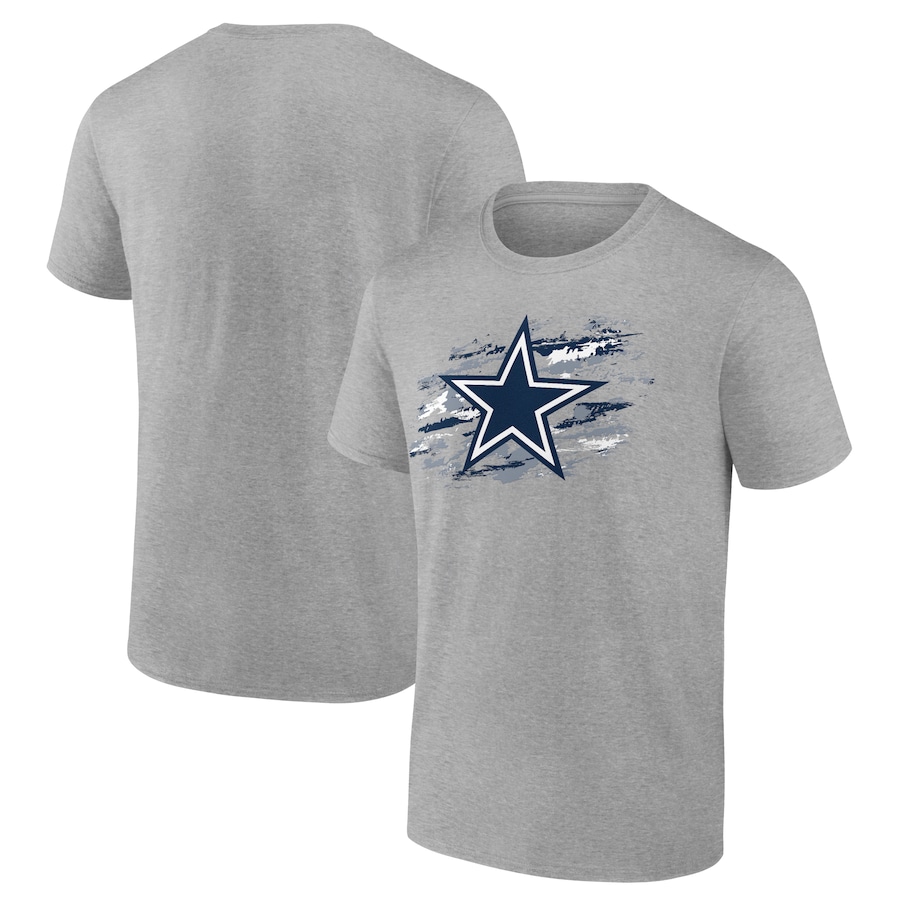 Dallas Cowboys Heathered Gray True Color T-Shirt - Man Dallas Cowboys Heathered Gray True Color T-Shirt - Man