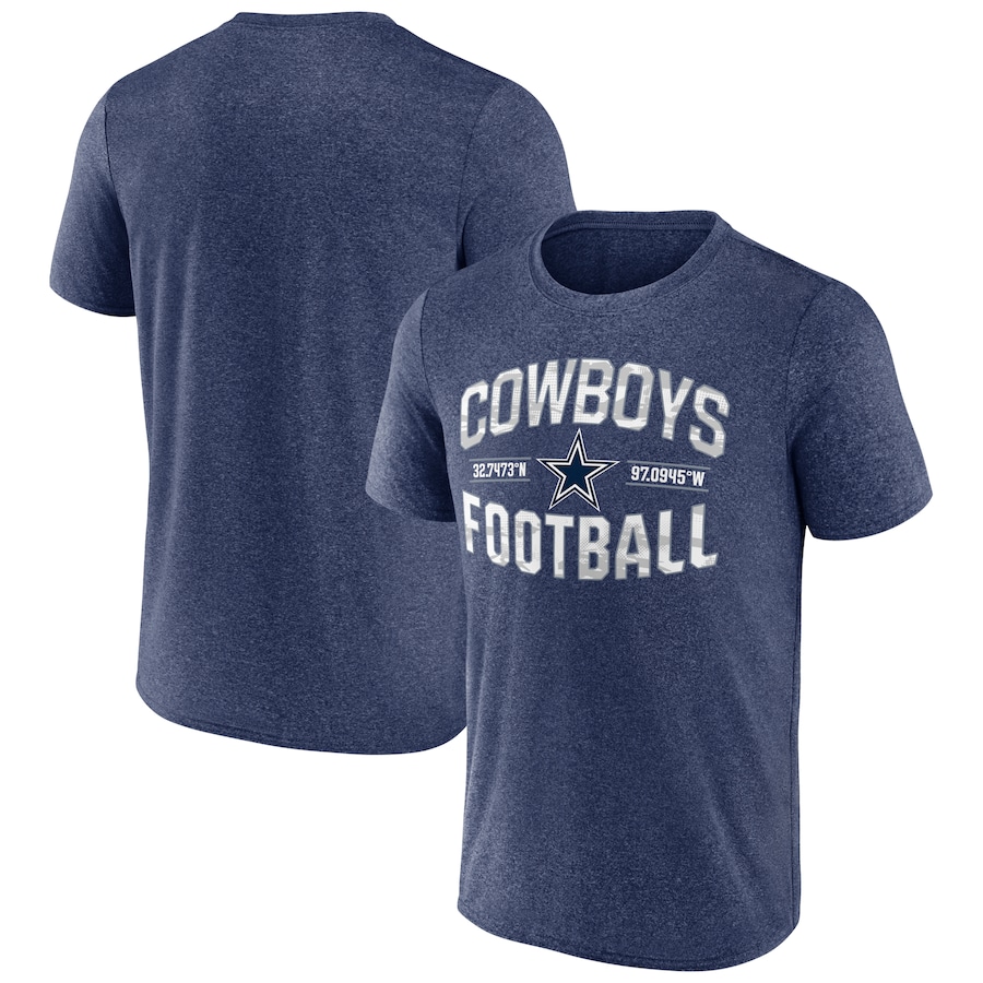 Dallas Cowboys Heathered Navy Want To Play T-Shirt - Man