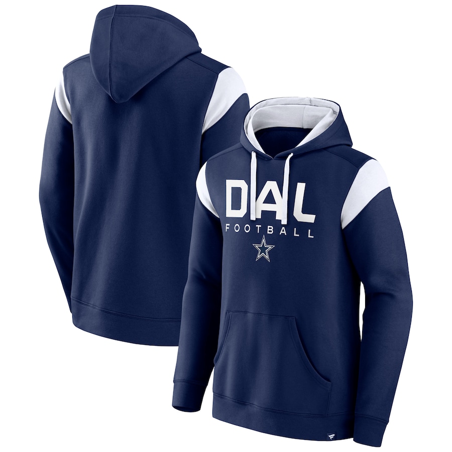 Dallas Cowboys Navy Call The Shot Pullover Hoodie - Man