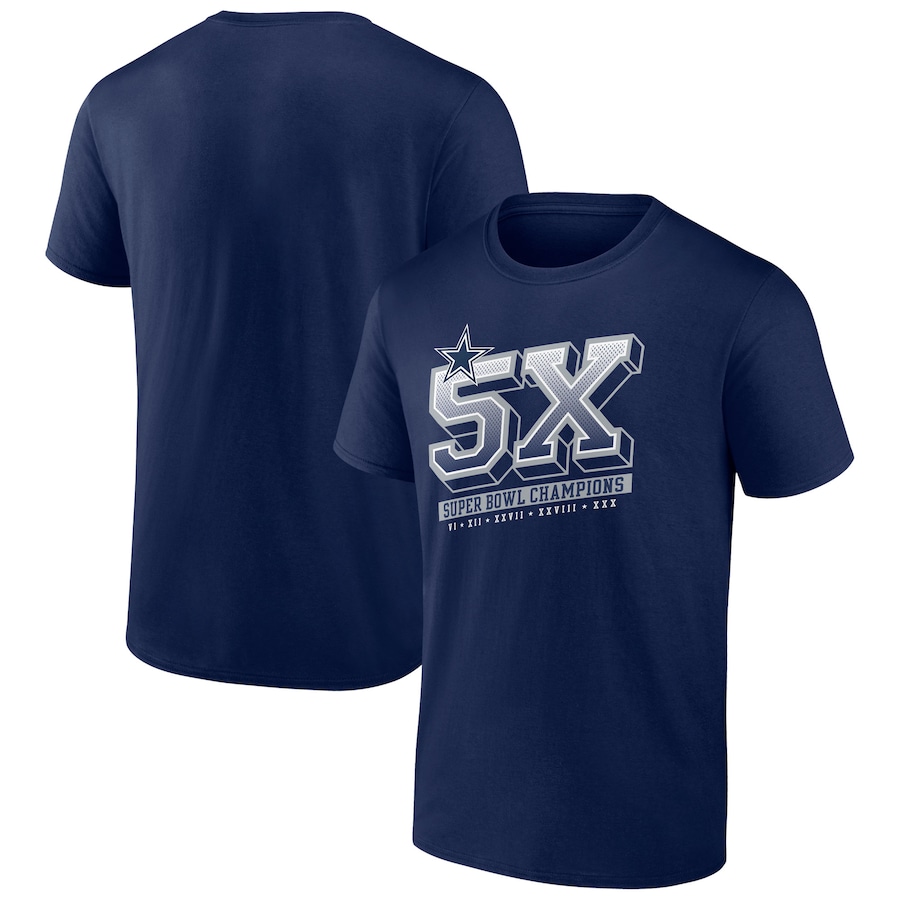 Dallas Cowboys Navy Hometown Collection Prime Time T-Shirt - Man