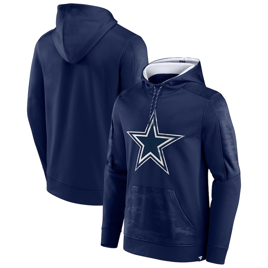 Dallas Cowboys Navy On The Ball Pullover Hoodie - Man