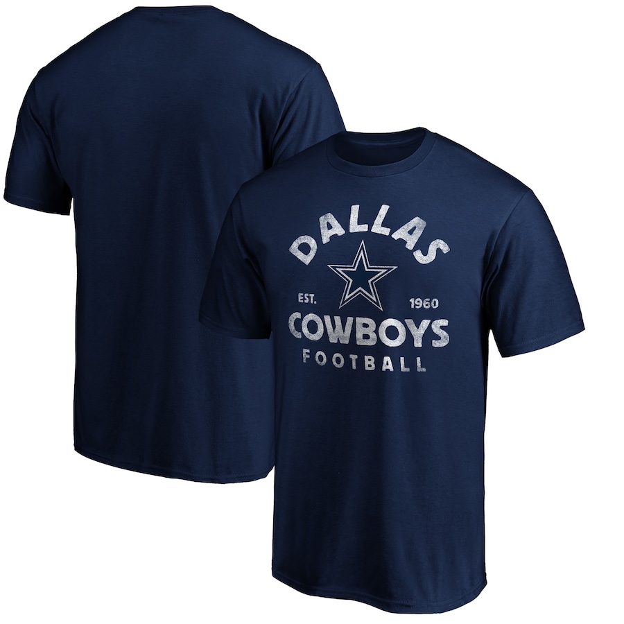 Dallas Cowboys Navy Vintage Arch T-Shirt - Man Dallas Cowboys Navy Vintage Arch T-Shirt - Man