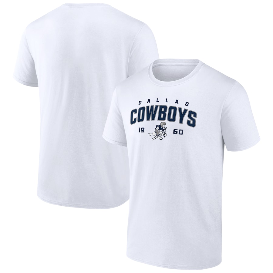 Dallas Cowboys White Rebel T-Shirt - Man Dallas Cowboys White Rebel T-Shirt - Man