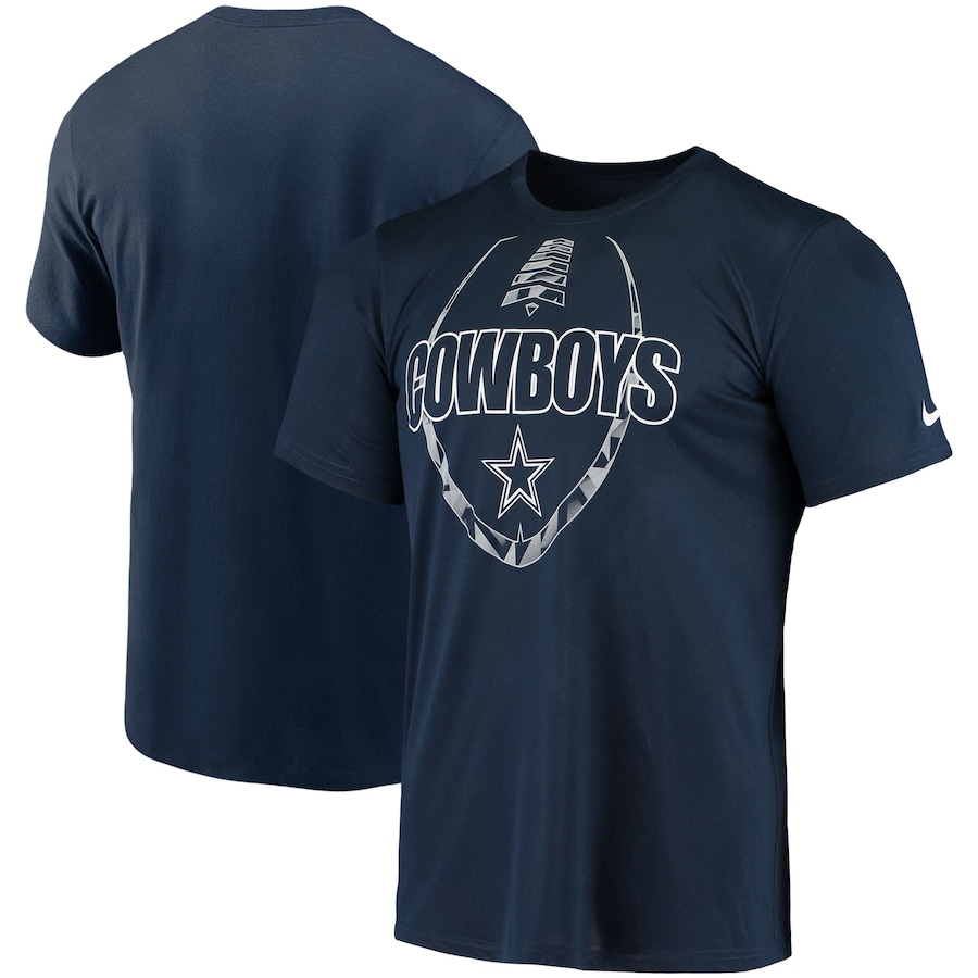Dallas Cowboys Football Navy Icon Performance T-Shirt - Man