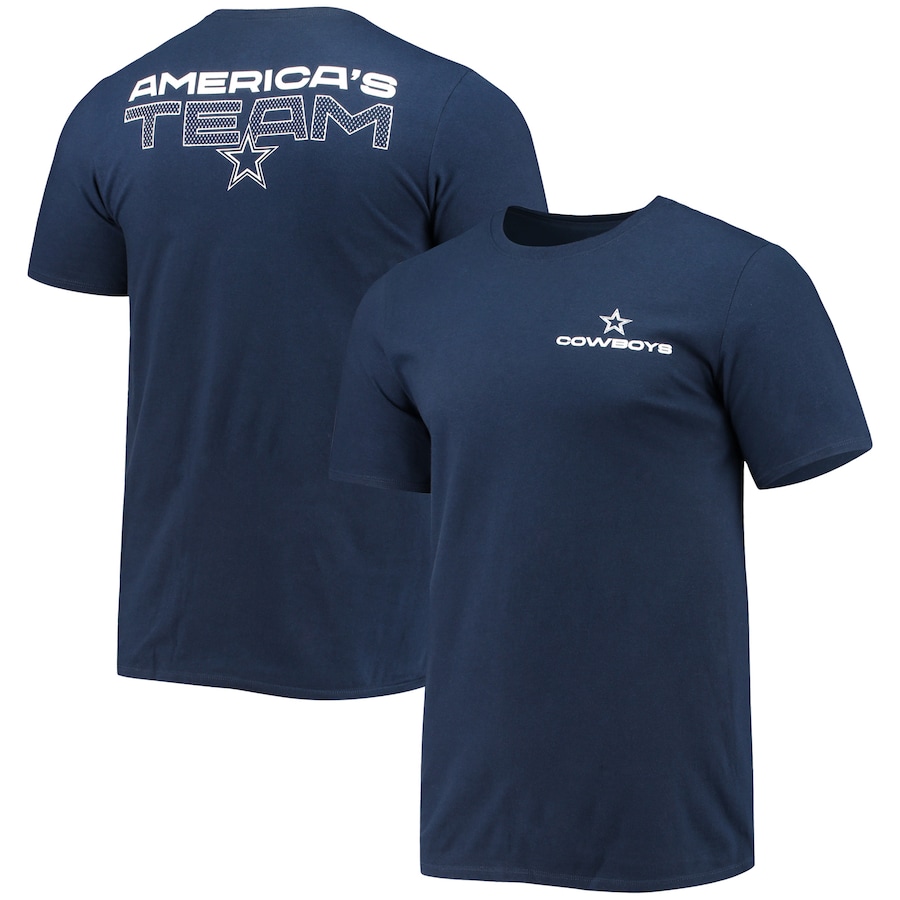 Dallas Cowboys Football Navy Local Phrase T-Shirt - Man