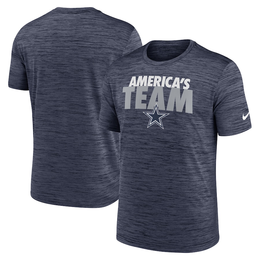 Dallas Cowboys Football Navy Local Velocity T-Shirt - Man Dallas Cowboys Football Navy Local Velocity T-Shirt - Man