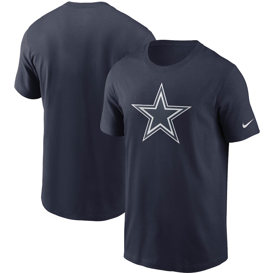 Dallas Cowboys Football Navy Primary Logo T-Shirt - Man Dallas Cowboys Football Navy Primary Logo T-Shirt - Man